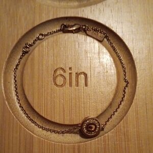 Coach Gold Chain Bracelet